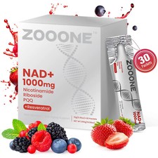 30 pacotes ZOONE NR1000 - NAD+ mistura de bebida sabor baga para suporte ao envelhecimento da pele comprar usado  Enviando para Brazil