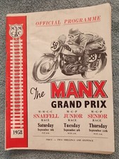 Programa oficial do Grande Prêmio de Manx da Ilha de Man, 1958. comprar usado  Enviando para Brazil