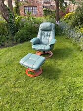 Vintage green leather for sale  BEDALE