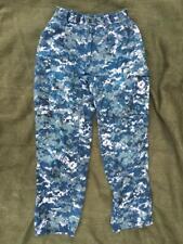 Calça uniforme de trabalho naval camuflagem digital azul marinho edição genuína EUA nova sem etiquetas, usado comprar usado  Enviando para Brazil