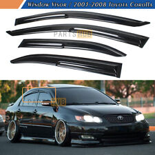 Para 2003-2008 Toyota Corolla Sedan JDM Mugen Estilo Viseiras de Janela Protetores de Chuva comprar usado  Enviando para Brazil