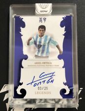 Ariel Ortega Legends Auto Blue #03/25 2022 Fansmall Soaring Flawless *Ns comprar usado  Enviando para Brazil