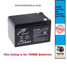 Rechargeable 12ah batteries for sale  LEICESTER