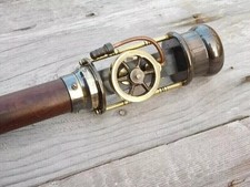 Usado, Bastão de caminhada feito à mão com latão funcionando ao vivo cabo de cabeça de motor a vapor presente comprar usado  Enviando para Brazil