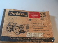 Holder 40 betriebsanleitung gebraucht kaufen  Lauenburg/ Elbe