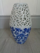 Vase ajoure delft d'occasion  Fécamp