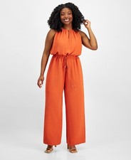 Macacão Tahari Plus Size buraco na fechadura sem mangas perna larga - Lava - TAM 22W comprar usado  Enviando para Brazil