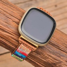 Usado, Pulseira de relógio Fitbit Versa 4/Sense 2 pulseiras pedra jaspe natural comprar usado  Enviando para Brazil