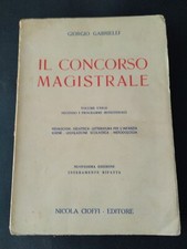 Concorso magistrale giorgio usato  Napoli