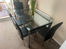 Glass dining room for sale  CHELMSFORD