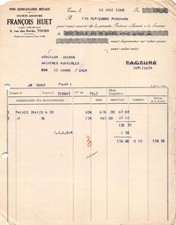Invoice 1940 fins d'occasion  Expédié en Belgium