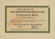 Arterner elektrizitätswerke 1 gebraucht kaufen  Bayreuth