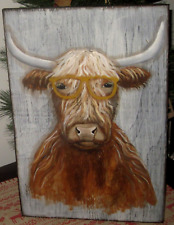 Hand painted highland for sale  Hampshire