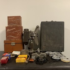 Proyector Revere Eight, empalmadora Curv-A-Matic y cámara con fundas y accesorios. segunda mano  Embacar hacia Mexico