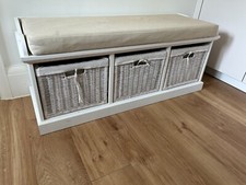 Tetbury bench white for sale  WATLINGTON