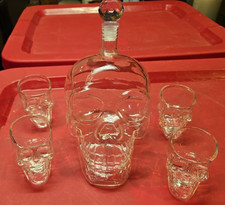Clear skull decanter for sale  Spokane