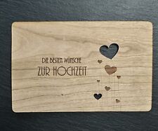 Grußkarte holz geschenkkarte gebraucht kaufen  Dinkelsbühl