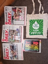 Glastonbury festival programme for sale  WHITBY
