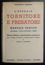 Manuali hoepli massero usato  Milano