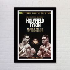 Framed tyson holyfield for sale  PETERBOROUGH