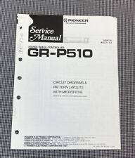 CONTROLADOR DE IMAGEM DE SOM PIONEER GR-P510 MANUAL DE SERVIÇO ORIGINAL COM FICHA J0532 comprar usado  Enviando para Brazil