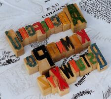 Mixed alphabet letterpress d'occasion  Expédié en Belgium