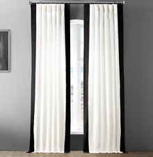 Usado, Cortina Panamá EFF 1 Painel Pipoca Colorblock Vertical 50" X 84" Preto e Branco comprar usado  Enviando para Brazil