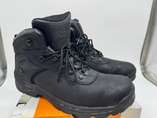 Botas de caminhada Timberland Flume Mid WP masculinas couro preto com cadarço à prova d'água - 13 comprar usado  Enviando para Brazil