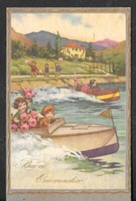 Rara cartolina bambini usato  Torino