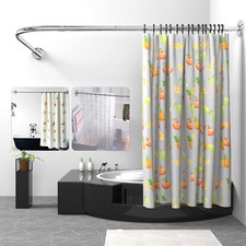Shaped shower curtain for sale  WORCESTER