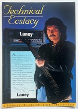 TONY IOMMI - LANEY 1995 Full page UK magazine ad BLACK SABBATH comprar usado  Enviando para Brazil