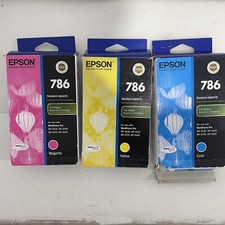 Granel 3 x tinta genuína Epson 786 amarelo ciano magenta - US$ 40 O lote frete grátis comprar usado  Enviando para Brazil