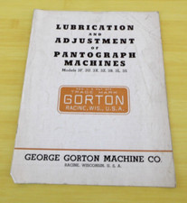 Vtg gorton pantograph for sale  Hatboro