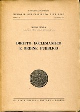Diritto ecclesiastico ordine usato  Italia