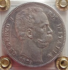 Rarissima lire 1879 usato  Serino