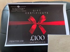 100 equitex voucher for sale  HERTFORD