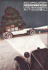 Pubblicita 1922 hensemberger usato  Biella
