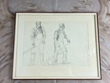 Kohlestift zeichnung gerahmt gebraucht kaufen  Schwabmünchen