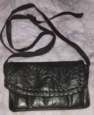 Vintage black leather for sale  Keystone Heights