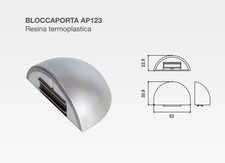 Fermaporte magnetico adesivo usato  Napoli