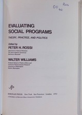 Evaluating social programs gebraucht kaufen  Koblenz