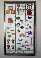 Vintage crewel embroidery for sale  Bass Lake
