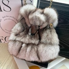 Usado, Bolsa de ombro feminina de pele de raposa real bolsa tote popular bolsa tiracolo comprar usado Usado, Bolsa de ombro feminina de pele de raposa real bolsa tote popular bolsa tiracolo comprar usado  Enviando para Brazil