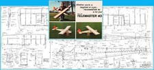 Planos modelo de avião (RC): TELEMASTER 40 - 73" para motores .29-.40 (hobby lobby) comprar usado  Enviando para Brazil