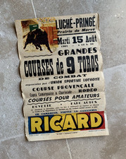 Affiche taurine ancienne d'occasion  Arles
