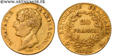 Bonaparte Premier Consul - 20 Francs Or, An 12 A Paris comprar usado  Enviando para Brazil