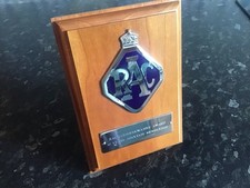 Rac badge mounted for sale  LUTON