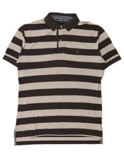Camisa polo masculina listrada cinza média algodão TOMMY Hilfiger BT08 comprar usado Camisa polo masculina listrada cinza média algodão TOMMY Hilfiger BT08 comprar usado  Enviando para Brazil