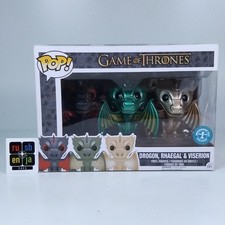 Usado, Funko Pop! TV Game of Thrones Drogon Rhaegal Viserion Metallic Exclusive pacote com 3 comprar usado  Enviando para Brazil