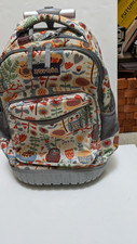 Mochila Zovota com rodas para laptop viagem bolsa livro corujas e flores comprar usado  Enviando para Brazil